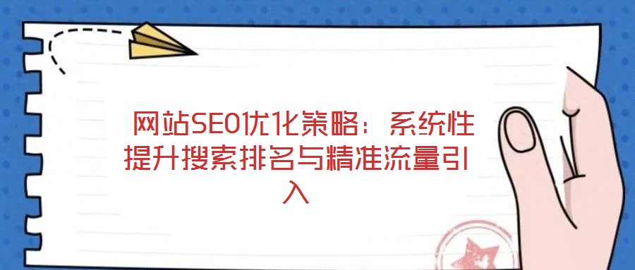 網站SEO優化策略:系統性提升搜索排名與精準流量引入