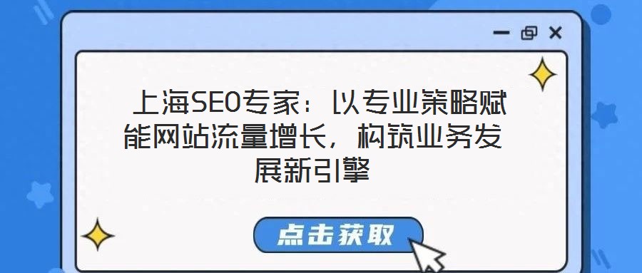 上海SEO專家:以專業(yè)策略賦能網(wǎng)站流量增長(zhǎng),構(gòu)筑業(yè)務(wù)發(fā)展新引擎