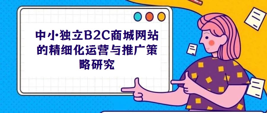 中小獨(dú)立B2C商城網(wǎng)站的精細(xì)化運(yùn)營與推廣策略研究